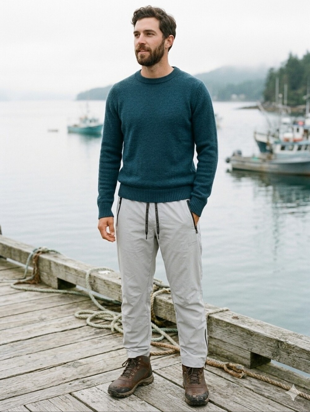 Outrigger Lightweight Rain Pant grey small